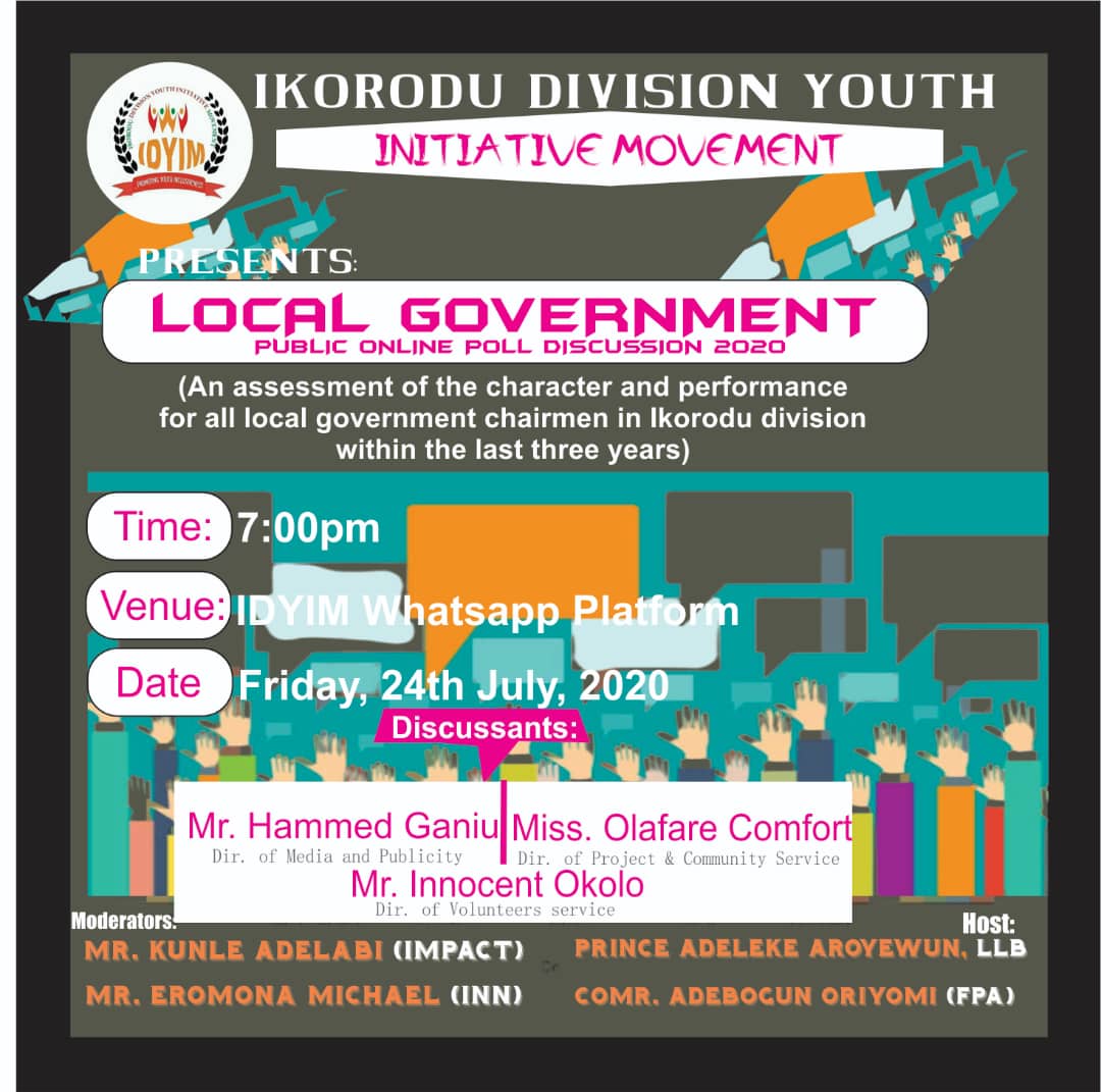 img 20200724 wa0007 The Discourse was initiated by the executives and board of trustees of Ikorodu Division Youth Initiative.
