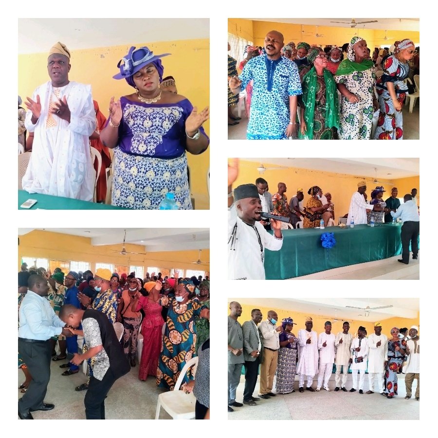 78ihffy5309073691785286401 A special thanksgiving of prayer, worship, praise and sermon to God was the order of the day at Ikorodu local government secretariat on the 6th of January 2022, as staff and executive members filled its hall to the brim, expressing gratitude for the new year.