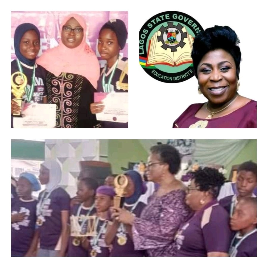 4848i4jej3nn4234962493387243870 Lagos public school student from Eva-Adelaja Girls Junior Secondary School, from Education District 2, Barakat Bello, has dominated the 2022 Mayen Adetiba Technical Boot camp Competition.
Mayen Adetiba Technical Boot camp Competition is an annual technical creativity competition organised for school girls in Lagos State. Girls across the state are brought together to show their brilliance in recent science, technical and technological advancements. Barakat Bello, in the characteristic winning spirit of #MyGameChanger and Education District 2 showed great innovation and competence to the amazement of her pairs, clinching the highly coveted prize. The Tutor General/Permanent Secretary, Education District 2, Adekanye Anike while receiving the winner, appreciated the amiable Governor of Lagos State, Mr Babajide Olusola Sanwoolu, for the innovative effects of his T.H.E.M.E.S Agenda on all Lagos State Schools, Staff and Students. She appreciated the honourable Commissioner for Education, Mrs Adefisayo Folasade for her innovation and forward-looking leadership.
Anike Adekanye congratulated the student as well as the Winning school and promised that Education District 2 will continue to place a high premium on the education of the girl child.