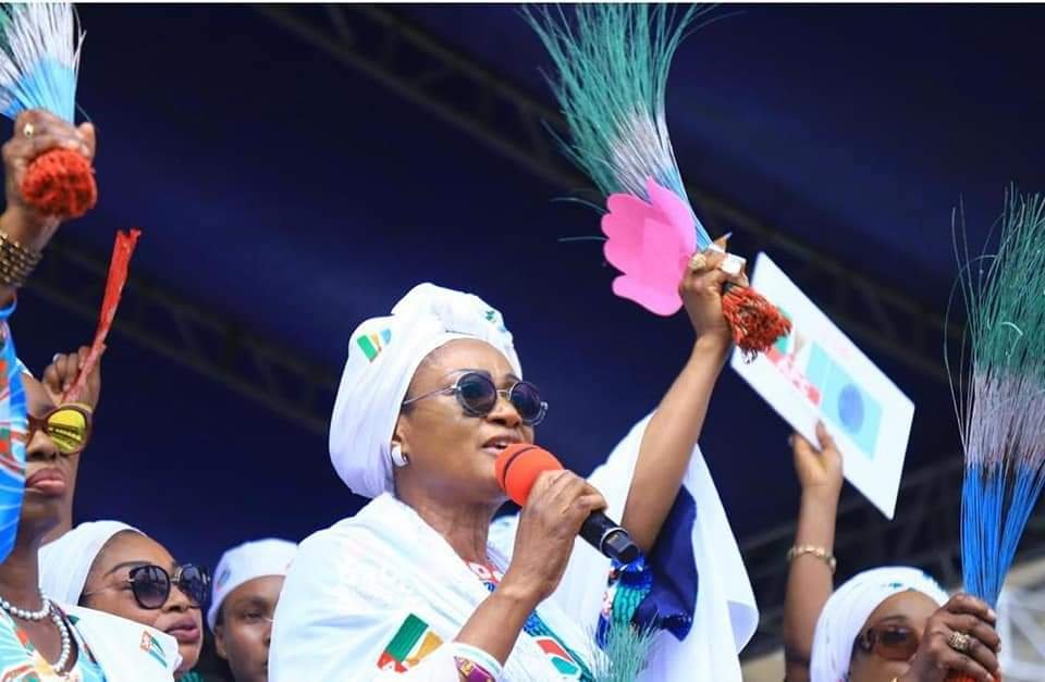 fb img 16705759394496238447417521155538 APC Women have taken the front burner in canvassing votes for her Candidates ahead of the forth coming 2023 general elections.
They have been to almost every zone in the country, energizing women and motivating women to come out in their numbers to vote for Asiwaju Bola Tinubu and all APC candidates. This huge train has been driven by the Wife of the President Dr Aisha Buhari, supported by the wife of the APC Presidential Candidate Sen Oluremi Tinubu, Haj. Nana Shetima, the Energetic National Woman Leader of APC Dr Betta Edu and the NC Haj Asebe.
It was again another massive gathering of women Hosted by the Southwest zonal Coordinator Dr Sanwolu, who told southwest that they have to go the extra mile to deliver APC candidates who have delivered greatly across board.
The Wife of the Presidential candidate who spoke to her women, assured them that her husband will do better for women when elected. She called on young people not to be misled by social media, “know the truth about people, look at their antecedents and what they have done". "They are clear pointers to what they will do in the future, let us go beyond religious sentiments someday in this country we will have a Christian Christian ticket in the villa, God make kings and his ways are mysterious” Sen Oluremi Tinubu added
The wife of the Vice Presidential candidate who spoke in Hausa called on the Hausa community and northerners to vote for a brother of the North who has always supported and will always promote and support the North. The APC National women Leader Dr Betta Edu thanked women for the support given to the candidates so far. She called on women to begin the real work by going door to door house to house to harvest the votes that are ripe. She encouraged them not to relent in their effort till we get the result of success.
Other wife’s of Governors Dr Linda Ayade, Dr Bagudu, Mrs Abiodun, Mrs Oyetola, Dr Zulum amongst other key stake holders present. The rally was also graced by some Nolly wood stars like Mercy Johnson and co.