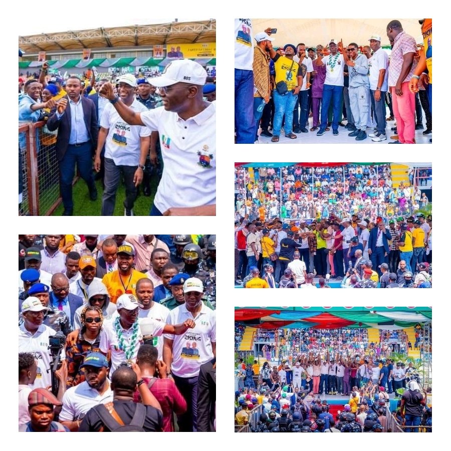 78887ujjjjjjjjj6479971132496617348 Spirit of Aluta literally descended on Lagos on Friday morning, igniting fierce millennial optimism to its fullest. Students across all tertiary institutions in Lagos State turned out massively to endorse the re-election of Governor Babajide Sanwo-Olu.
The Mobolaji Johnson Arena in Onikan, where the students held their endorsement concert, throbbed with various Aluta jingles, which also indicated their support for the All Progressives Congress (APC) presidential candidate, Asiwaju Bola Ahmed Tinubu.
The students, who filled up the 10,000-capacity stadium, were led by union leaders from their respective institutions.
Schools in attendance included Lagos State University (LASU), University of Lagos (UNILAG), Lagos State University of Science and Technology (LASUTECH), Lagos State University of Education (LASUED), Yaba College of Technology (YABATECH), and Federal College of Education (Technical), Akoka, among others.
Also at the event were the leaders of the National Association of Nigerian Students (NANS), National Union of Lagos State Students (NULASS), and associations of non-indigene students.
The students, speaking through the Lagos NANS chairman, Tolulope Olusesi, openly declared Sanwo-Olu as their father, investing the Governor with the honour of “Five-Star Aluta General” in the Southwest.
Olusesi said the priority accorded the tertiary education in Lagos by the Sanwo-Olu administration was unrivalled, describing the upgrade of former Lagos State Polytechnic and Adeniran Ogunsanya College of Education as “top-notch”.
Students’ Union President of LASU, Comrade Adeoye Adelakun, said the tertiary education programmes and policies implemented by the Governor were designed to support students’ academic aspiration.
Under the Sanwo-Olu administration, the LASU union president said the school had its standards raised and rose to become the Best State-owned University in the country. He added that the Governor complemented his support for LASU with the building of a magnificent students’ arcade for union activities.
Adelakun said the students resolved to reciprocate the Governor’s gesture by giving him support for the second term, stressing that Sanwo-Olu’s re-election would further enhance education value in Lagos.
He said: “This endorsement rally is quite significant and it is different from what others have been doing. We are students and we are direct beneficiaries of Sanwo-Olu’s education programmes. We have seen the firsthand impacts of Mr. Governor’s policies and we are out here to appreciate these efforts.
“On behalf of Lagos State University students, I express our appreciation for making the school as the Best State University in Nigeria. This is because of nothing but the academic standing of the school. We are also thankful for the gift of the students’ arcade, which is the best of its kind in Africa.”
National Public Relations Officer of NANS, Comrade Giwa Yisa said Sanwo-Olu regarded students as valuable stakeholders in his Government, noting that the apex students’ body in the country rated the Governor higher than his peers because of his education programmes.
“We are all witnesses to how Sanwo-Olu is laying solid foundation for the future leaders right from primary schools to tertiary institutions. We cannot afford not to have him back in office; the Governor must be supported to continue this good work,” Yisa said.
NULASS National President, Comrade Akinola Shasanya, thanked the Governor for raising bursaries paid to indigenes of the State across tertiary institutions, stressing the State Government had been prompt in paying the money to the beneficiaries.
Shasanya said NULASS members were unanimous in their decision to support the Governor for second term.
Students’ Union President of LASUED, Comrade David Okechukwu, an Anambra State indigene, commended the Governor for maintaining non-discriminatory policies in tertiary schools in Lagos.
Sanwo-Olu said the large turnout of the students validated his administration’s modest efforts at improving education in the State, noting that the students’ choice in the coming general elections would shape their future.
The Governor said the “Greater Lagos” he promised had started to unfold across areas, urging the students to support the endorsement with highest number of votes from their constituency.
Sanwo-Olu said: “I thank you for coming out in large numbers to validate our education programmes being implemented in your various academic institutions. The Greater Lagos we promised is rising rapidly and you are beginning to see the impacts, given the meaningful progress across your schools. When other tertiary institutions went on strike, we protected you from the pain. We kept you in school and there was no single day your institutions were shut.
“This is an evidence that what we are about is your future. We are committed to providing more opportunities to shape your future. We are creating the ambience for you to explore your passion and become responsible citizens. That is why we are continuously asking you to work with us and support us in delivering the future you desire.
“By choosing to be with us, you are entrusting your future and the future of the coming generations with us. We are not taking your support for granted. I pledge we will never let you down. You must go out and vote en mass for APC in the presidential elections and in State elections. When Tinubu is elected president and we are returned as Governor, there would be a lot of opportunities that will be provided for you to become champions in your chosen career.”
The Governor fulfilled his promise to the students, presenting high-capacity buses to aid their movement to and from their campuses.