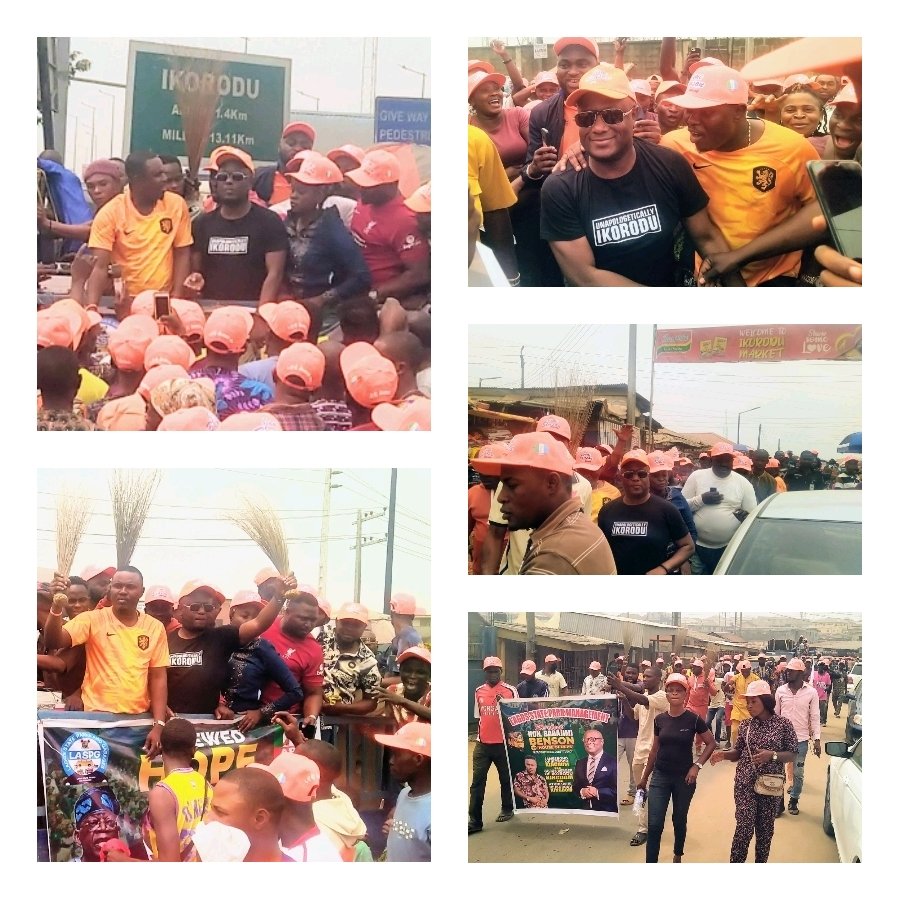 2023 ELECTIONS: LAGOS STATE PARK MANAGEMENT IKORODU HOLDS RE-ELECTION RALLY FOR REP. BENSON,  ALL APC CANDIDATES IN IKORODU CENTRAL ®™√ INN Nigeria ©