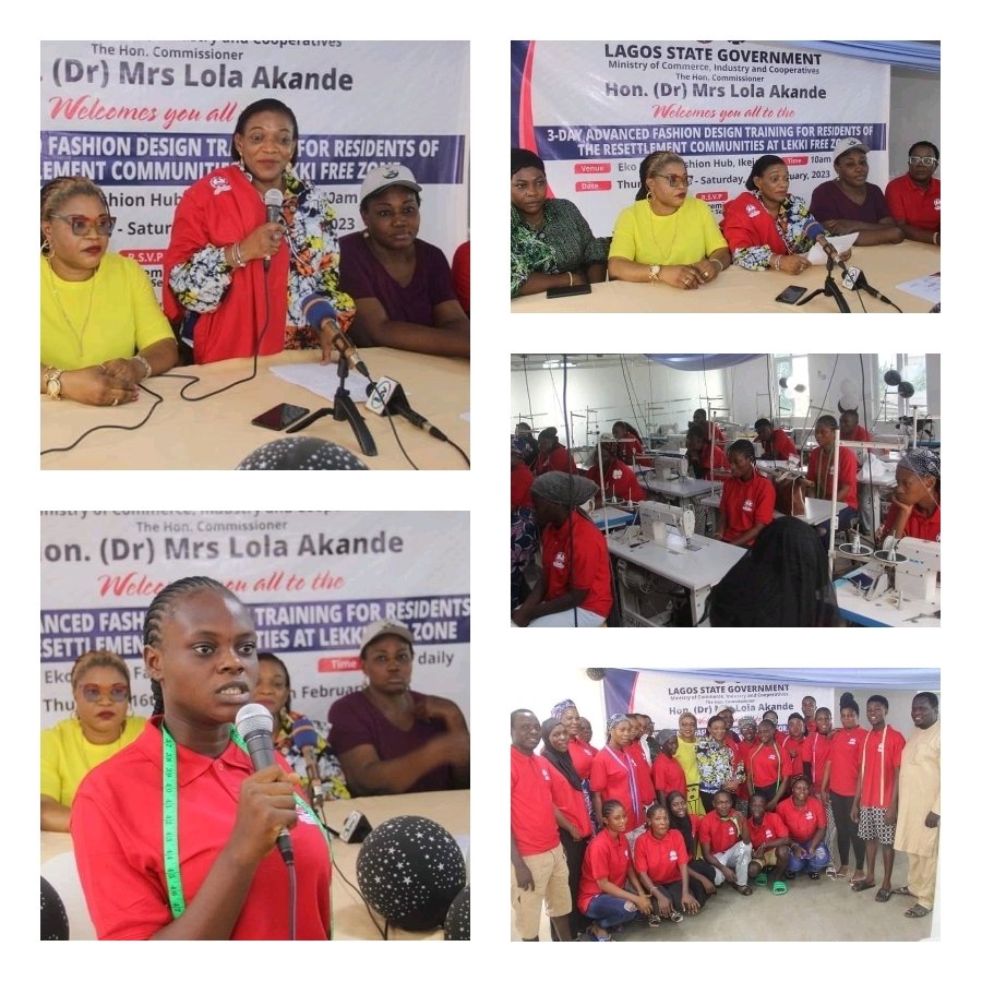 LASG UPSKILLS YOUTH, WOMEN IN FASHION DESIGNING FOR EXPORT ®™√ INN Nigeria ©