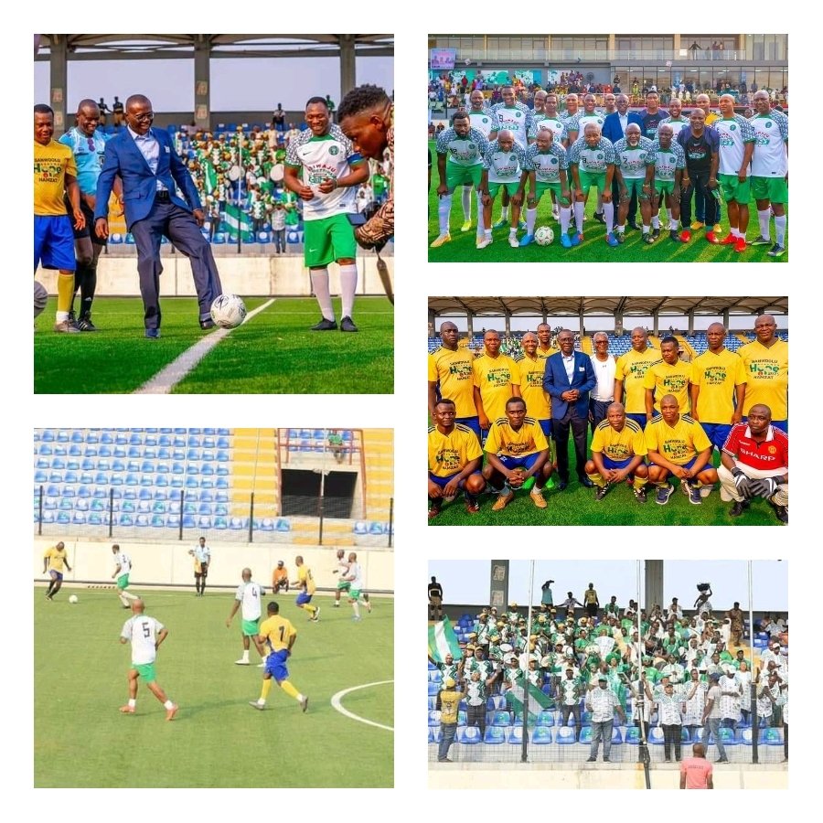 EX-SUPER EAGLES ‘PLAYERS PLAY LAGOS STATE HOUSE OF ASSEMBLY IN A NOVELTY MATCH ®™√ INN Nigeria ©