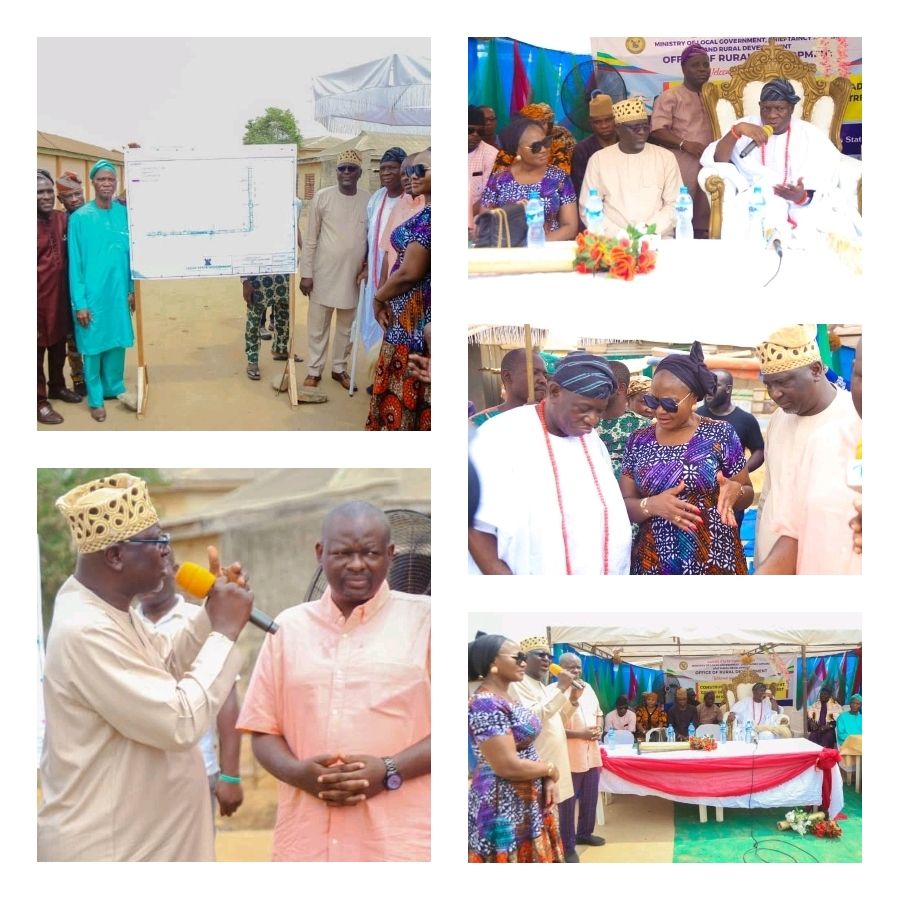 SPECIAL ADVISER FLAGS-OFF CONSTRUCTION OF 510 METRES ROAD AT GANIYU-ODUNTAN, ASSURES COMMUNITY OF MORE GRASSROOTS-BASED PROJECTS ®™√ INN Nigeria ©